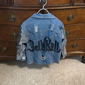 Jelly Roll Custom Jean Jacket. One of a kind.